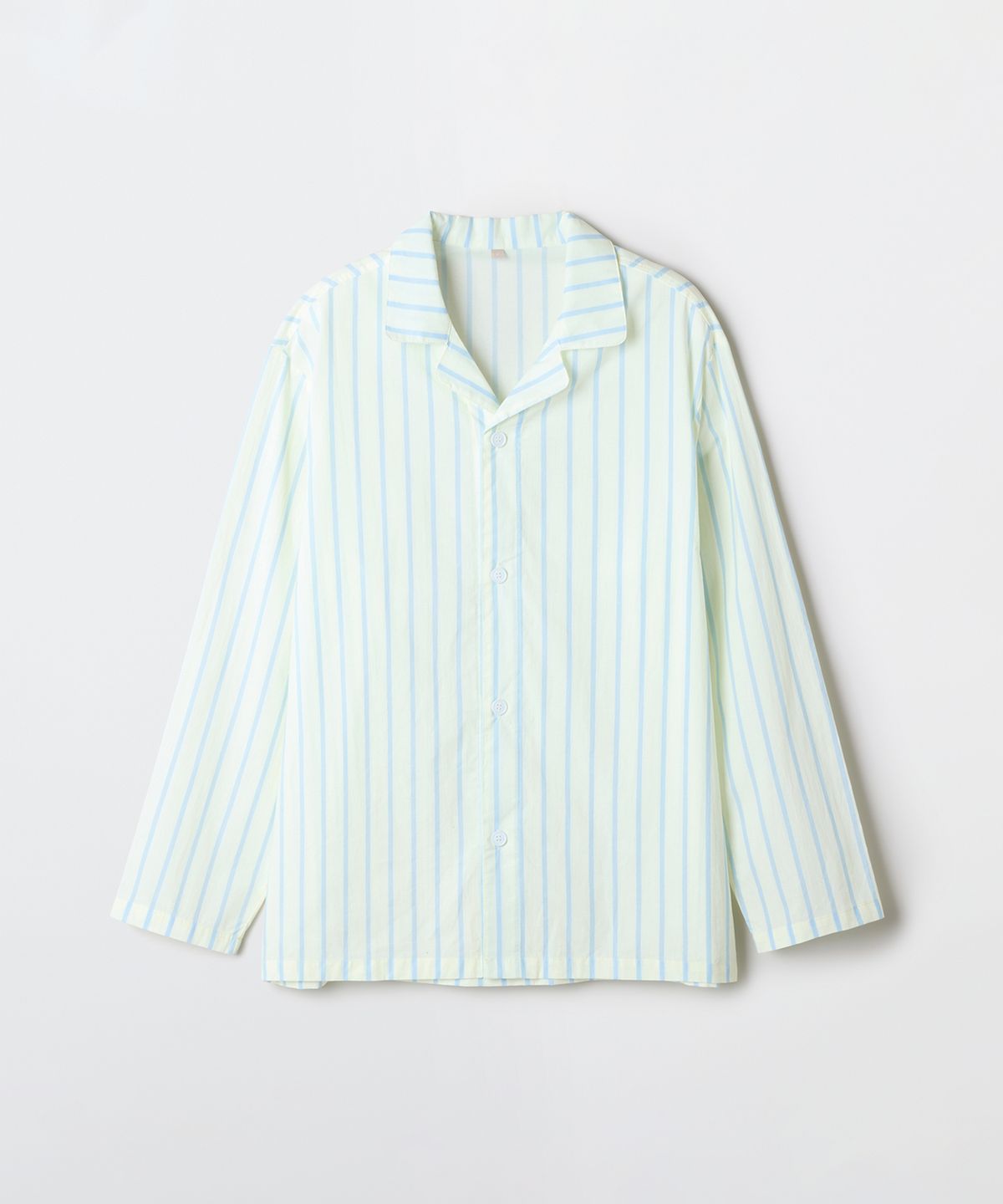 스파오(SPAO) [COMFORT] 코튼 긴팔 파자마(LIGHT YELLOW)_SPLOGA9A04