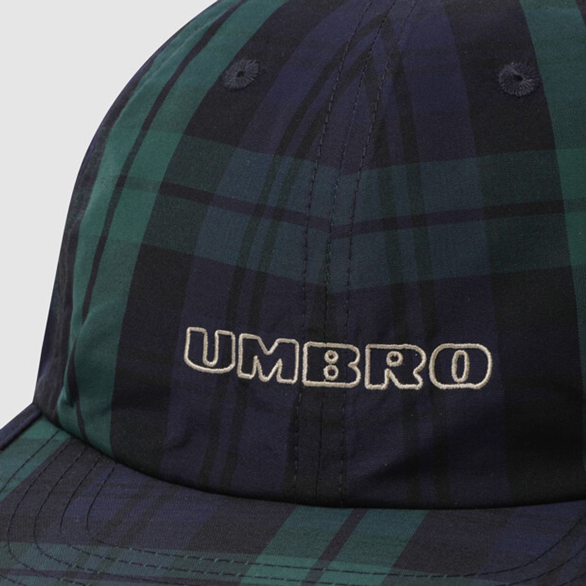 엄브로(UMBRO) HBL 체크 평챙캡 그린 UR123CCP17