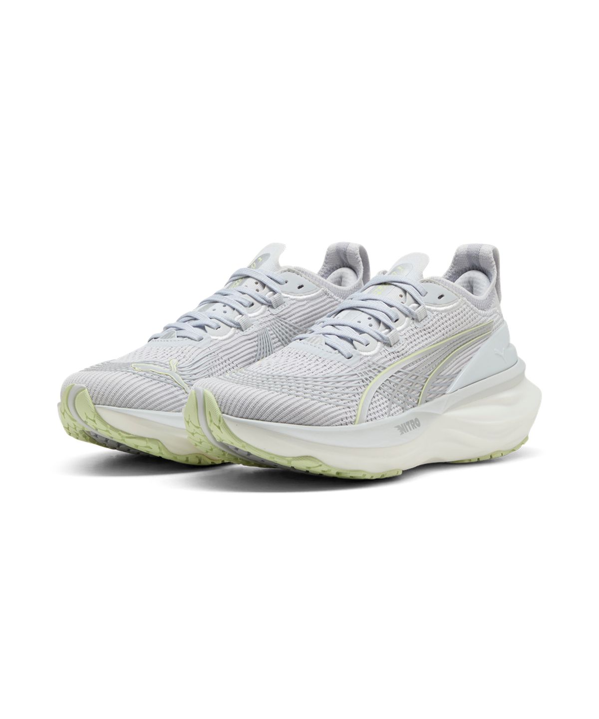 푸마(PUMA) 포에버런 나이트로 2 우먼 - 실버미스트:애플 스프리츠 / 310471-22