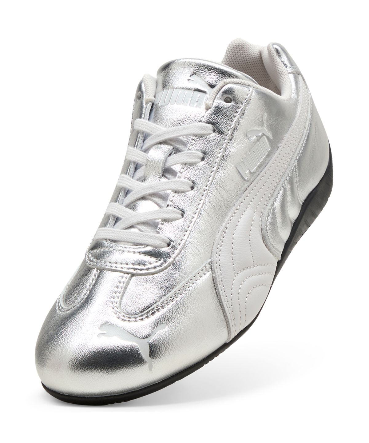 푸마(PUMA) 스피드캣 실버 우먼 - 페더그레이:블랙 / 406881-01