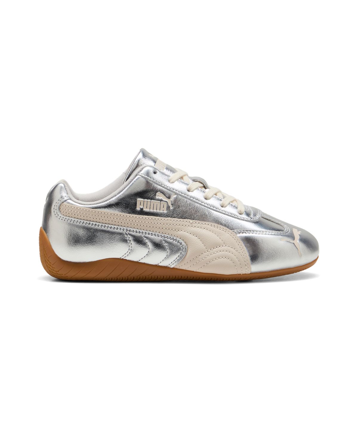 푸마(PUMA) 스피드캣 실버 우먼  - 알파인스노우:검 / 406881-02