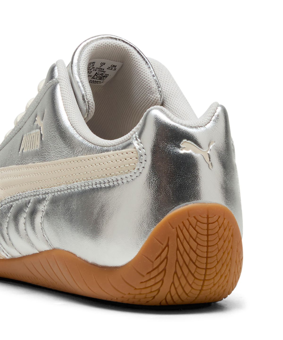 푸마(PUMA) 스피드캣 실버 우먼  - 알파인스노우:검 / 406881-02