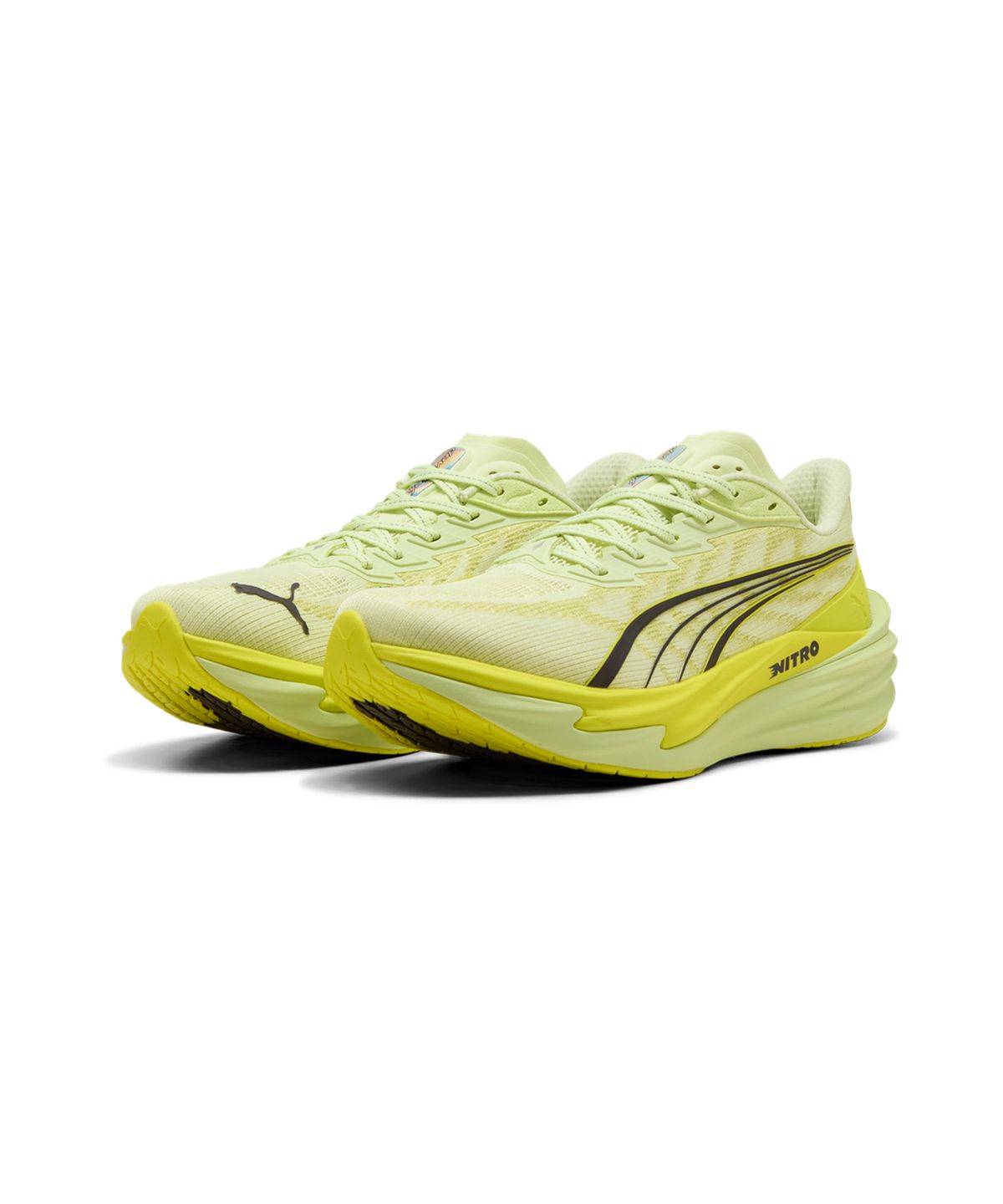 푸마(PUMA) 디비에이트 나이트로 4 와이드 - 애플 스프리츠:럭스 라임 / 312901-03