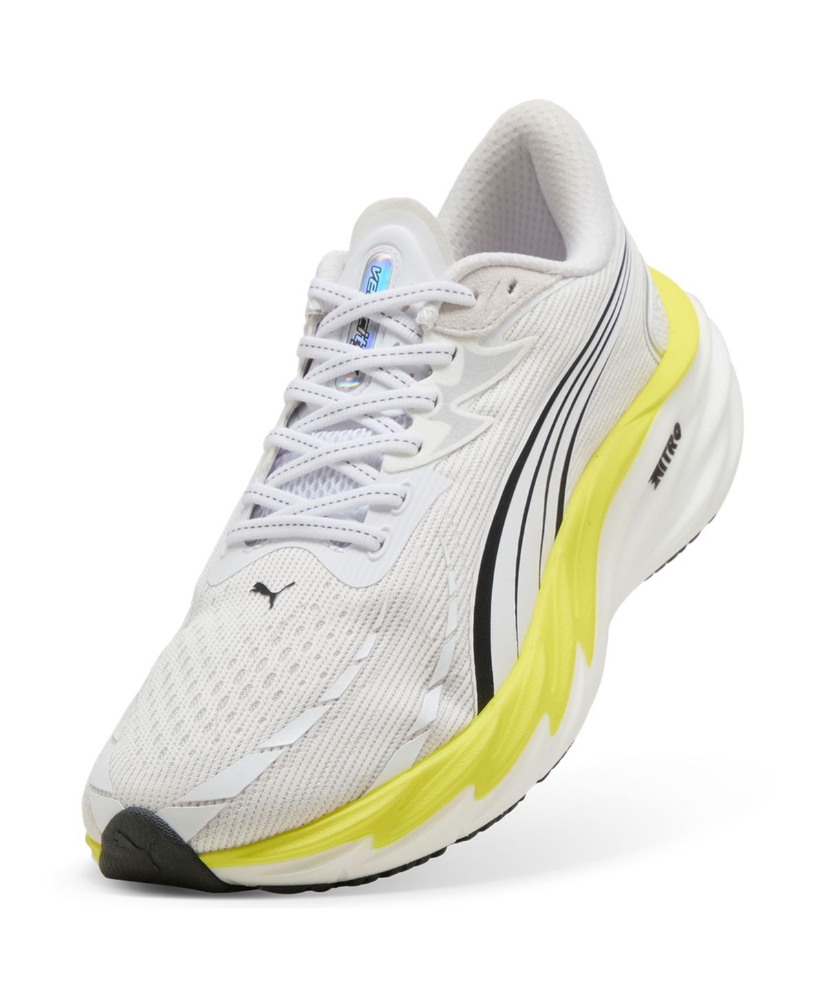 푸마(PUMA) 벨로시티 나이트로 4 AP - 화이트:럭스라임 / 312635-09