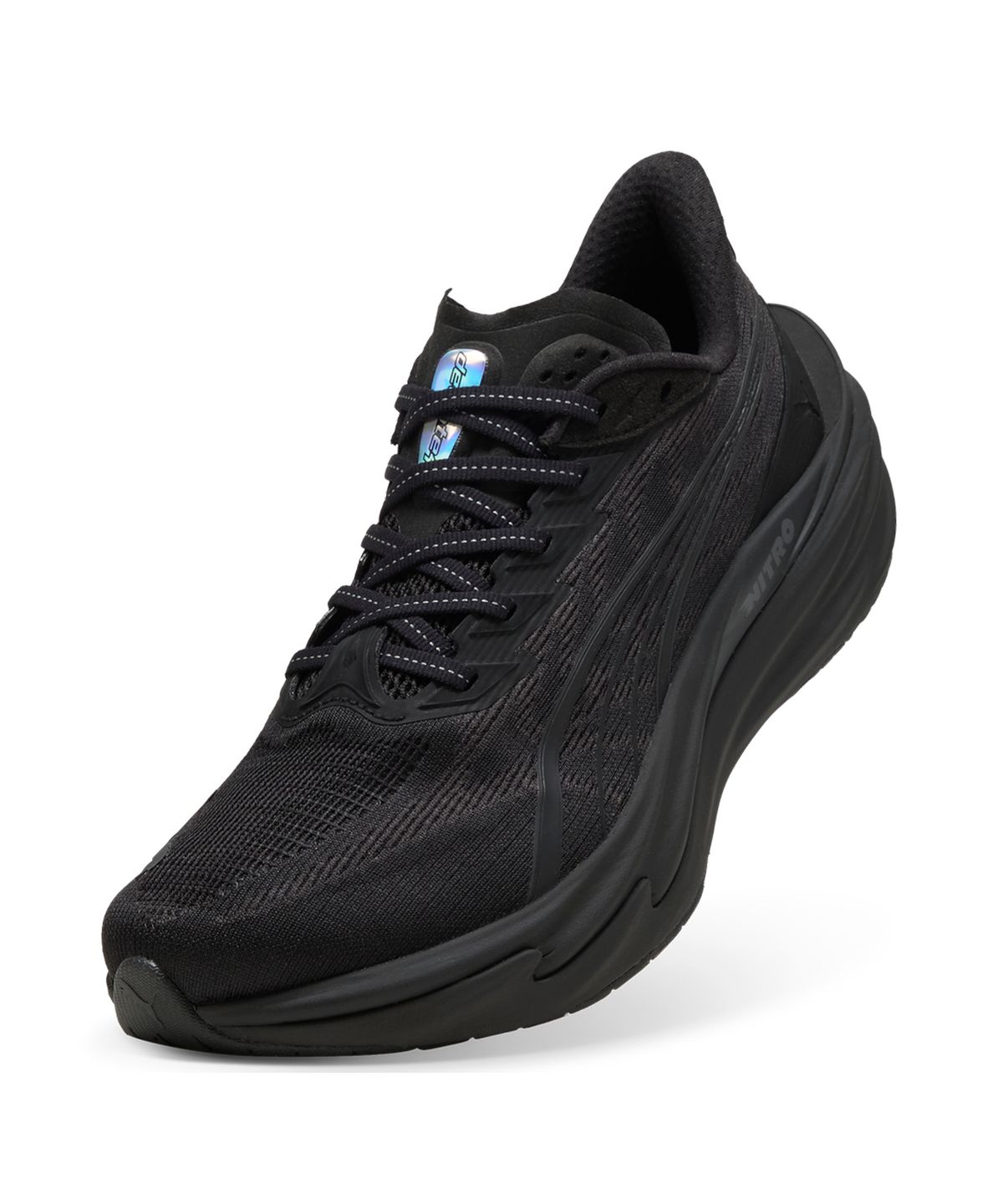 푸마(PUMA) 디비에이트 나이트로 4 와이드 - 블랙:플랫그레이 / 312901-02