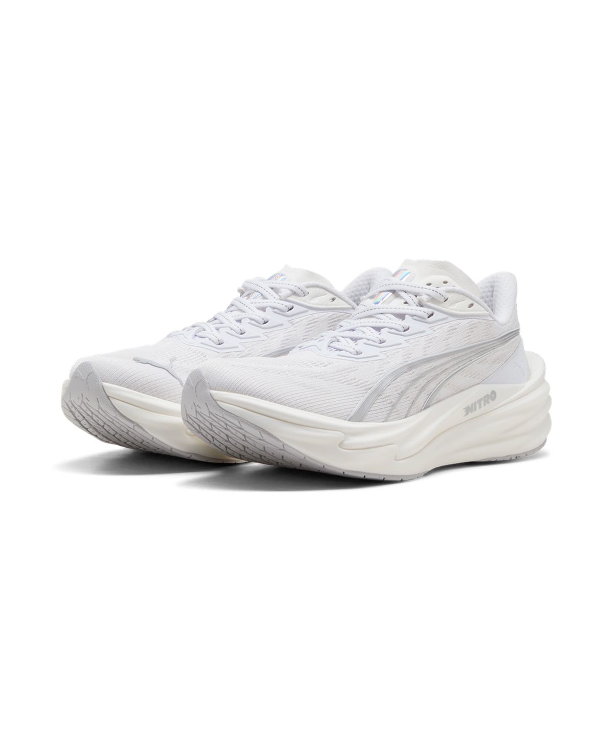 푸마(PUMA) 디비에이트 나이트로 4 우먼 - 화이트:페더그레이 / 312124-02