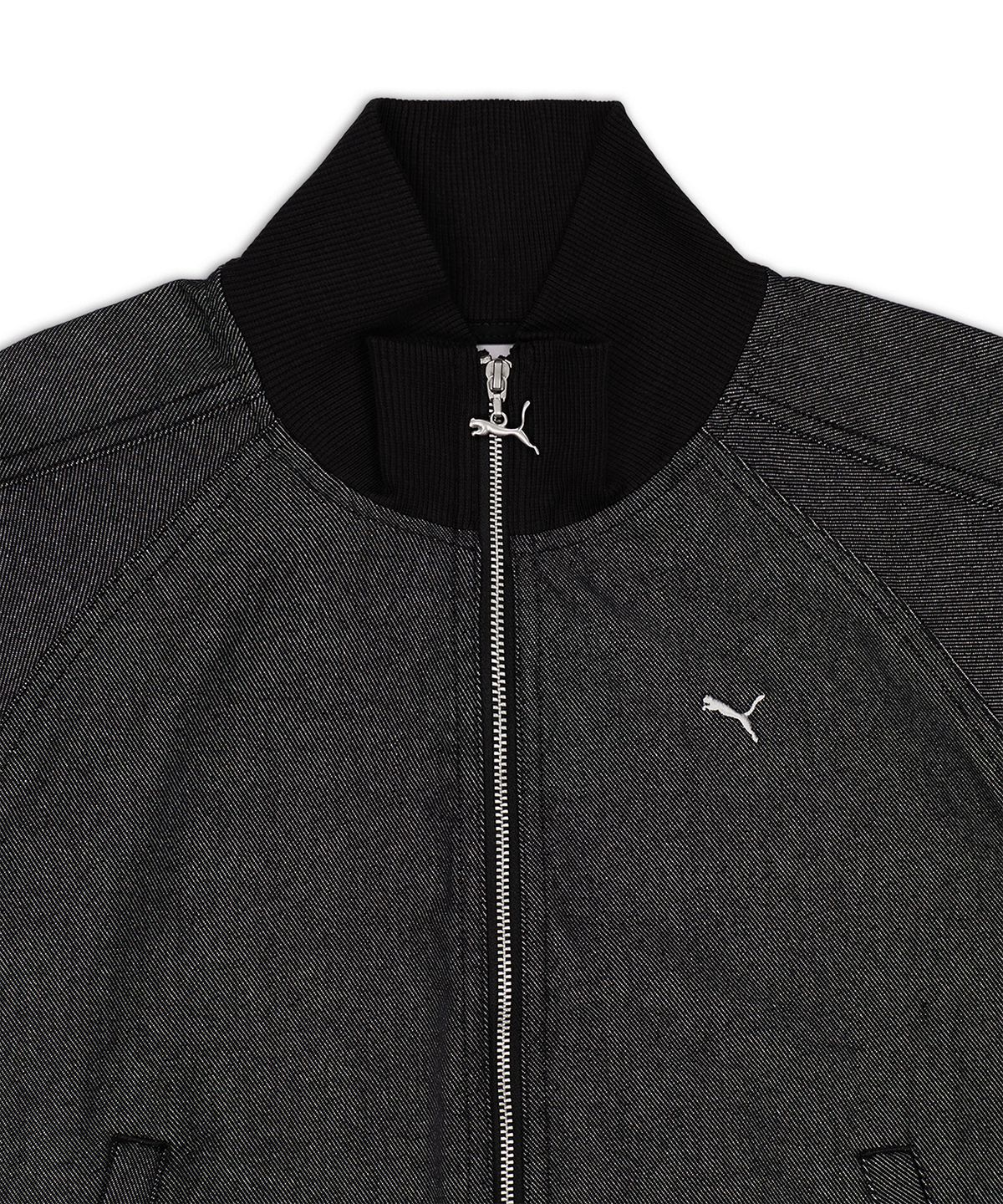 푸마(PUMA) 푸마 X 무신사 T7 우븐 트랙 자켓 - 블랙 / 638017-01