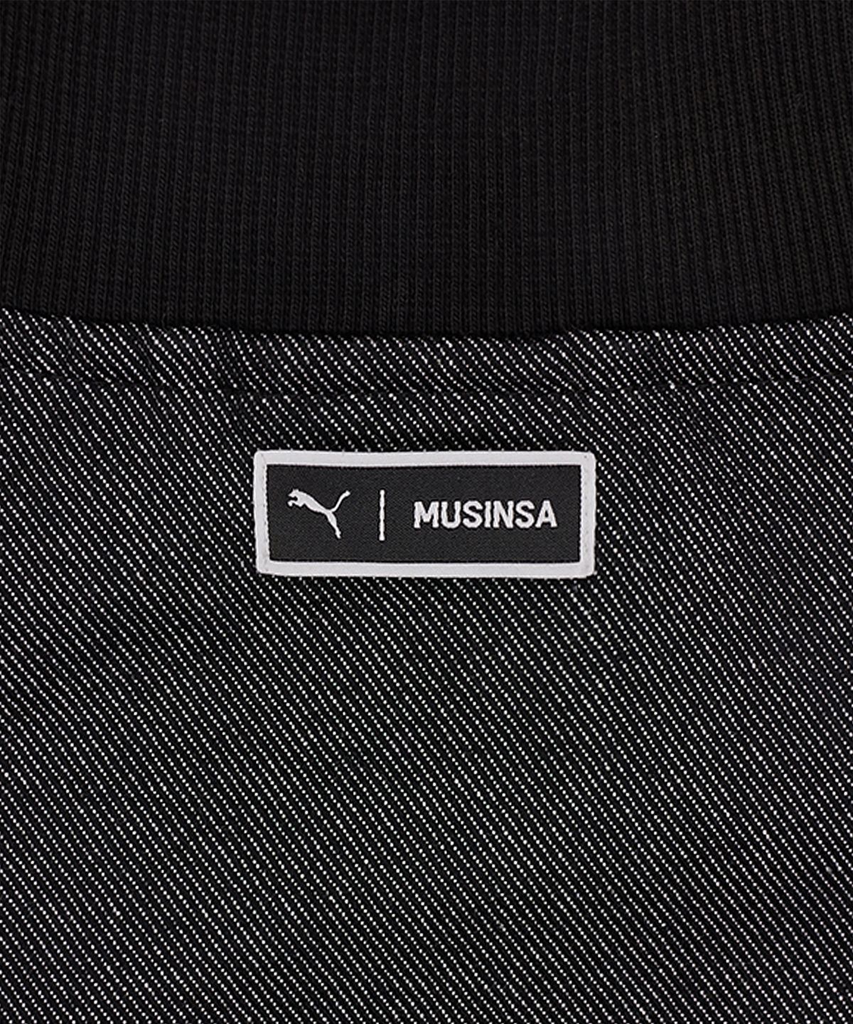 푸마(PUMA) 푸마 X 무신사 T7 우븐 트랙 자켓 - 블랙 / 638017-01