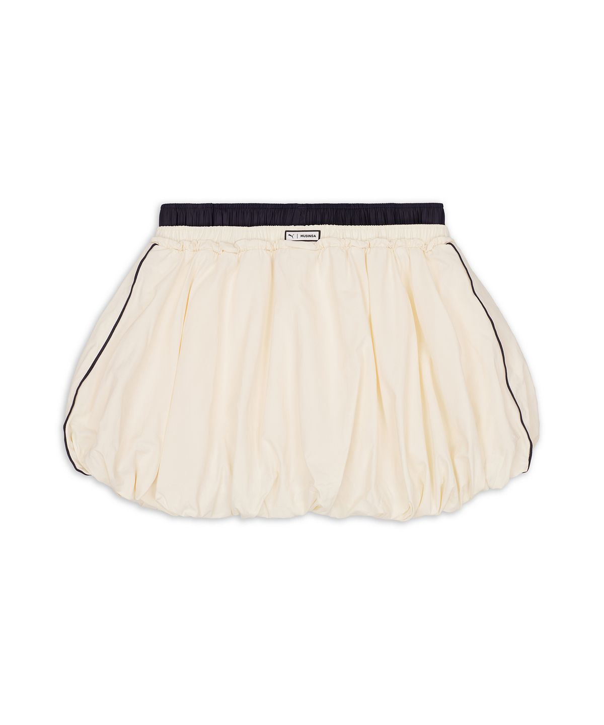 푸마(PUMA) 푸마 X 무신사 T7 벌룬 미니 스커트 - 아몬드 / 638018-87