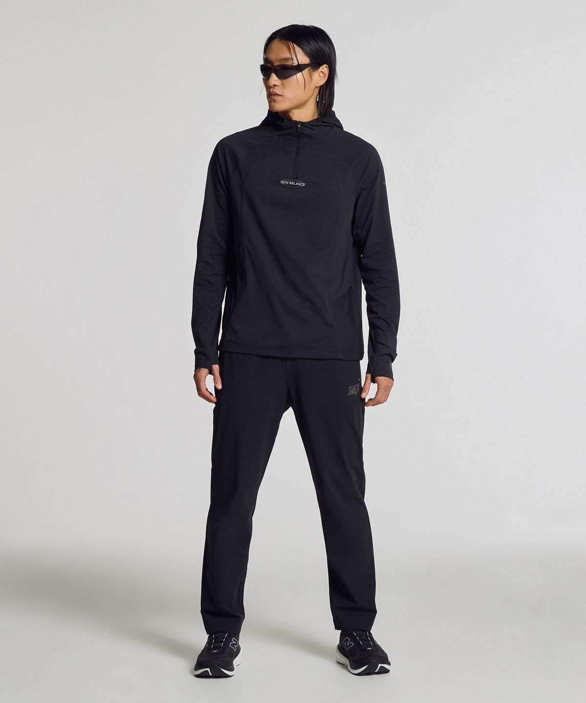 뉴발란스(NEW BALANCE) NBMLG25303 / UNI RC 트리코트 스트레이트팬츠 (BLACK)