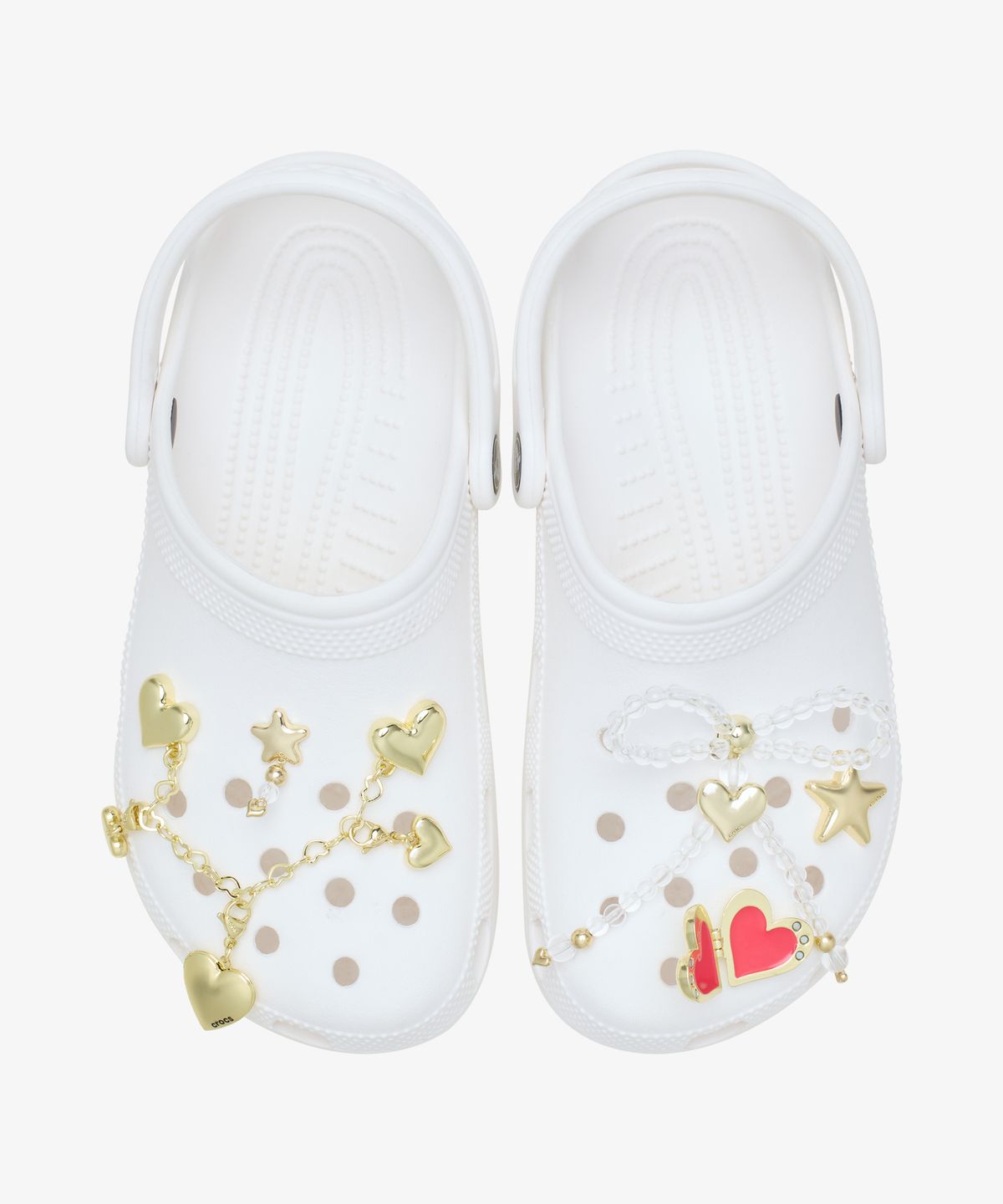 크록스(CROCS) 골드 하트 & 스타 5개 세트 / 10017770