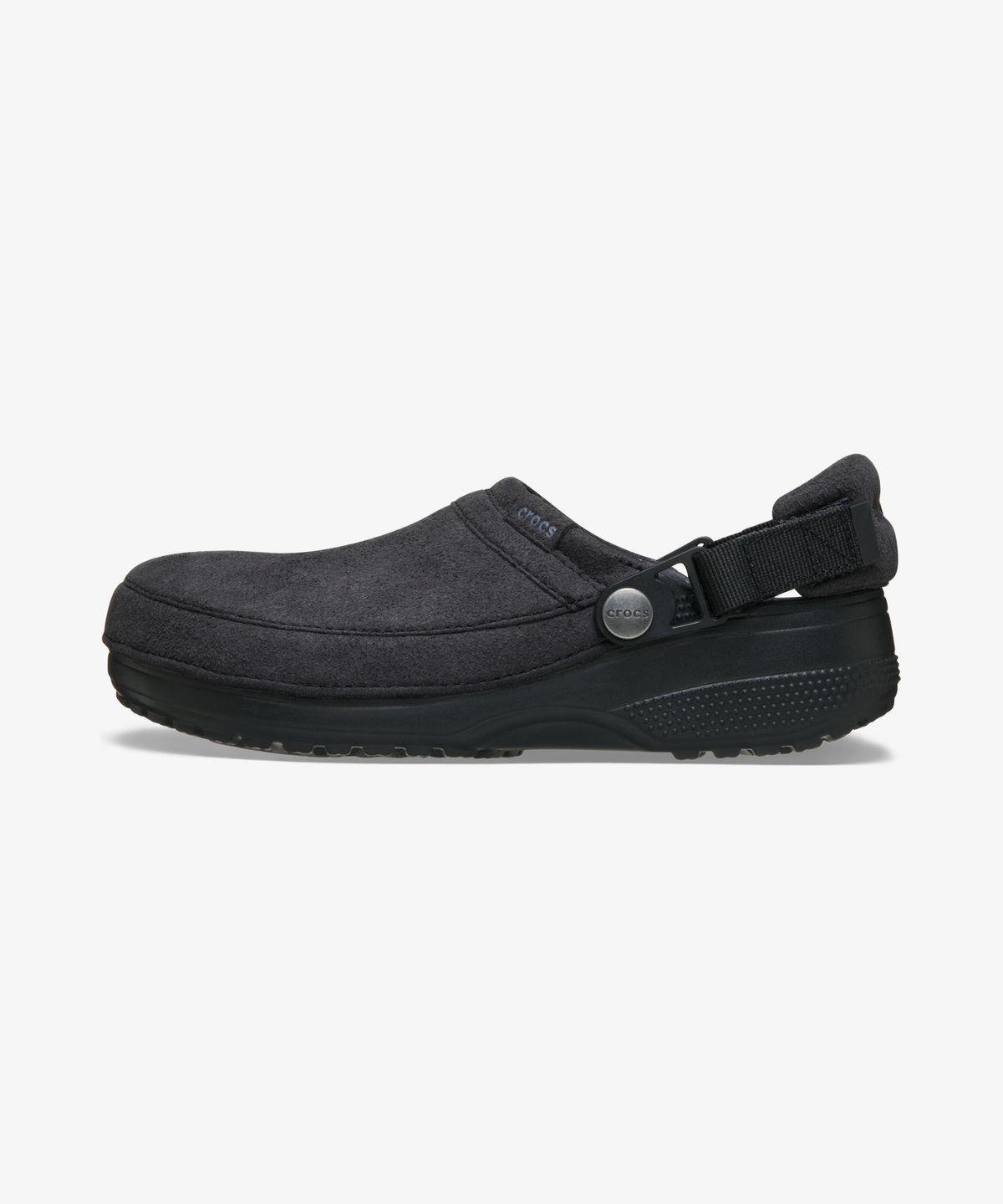 크록스(CROCS) 클래식 크래프티드 비건 스웨이드 클로그 - 블랙 / 211930-001