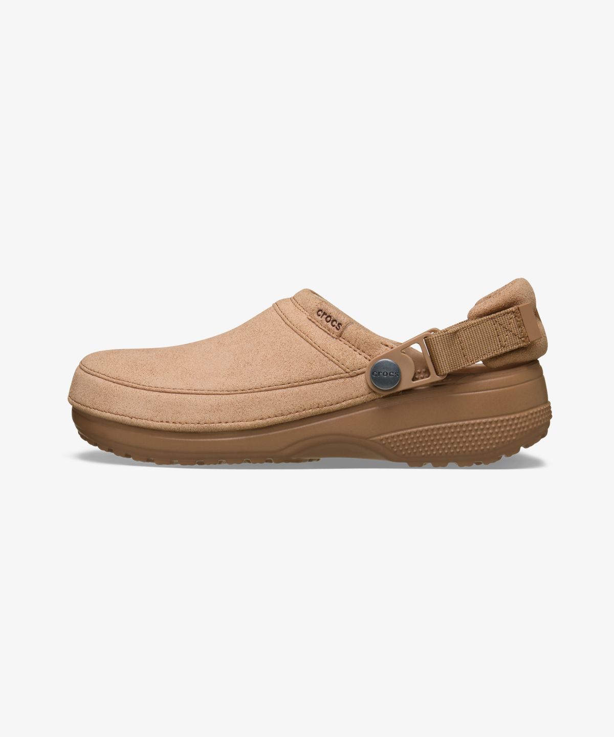 크록스(CROCS) 클래식 크래프티드 비건 스웨이드 클로그 - 밀크 초콜릿 / 211930-2JJ