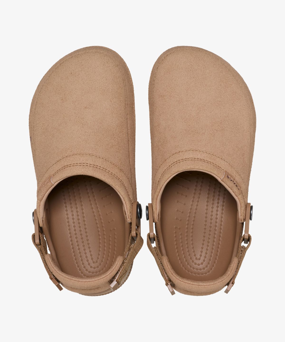 크록스(CROCS) 클래식 크래프티드 비건 스웨이드 클로그 - 밀크 초콜릿 / 211930-2JJ