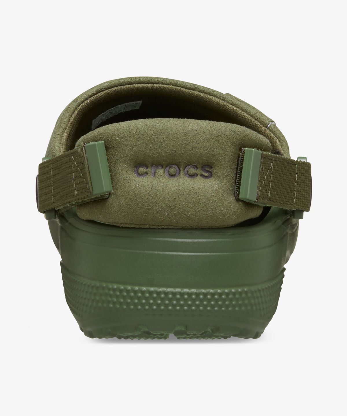 크록스(CROCS) 클래식 크래프티드 비건 스웨이드 클로그 - 아미 그린 / 211930-309