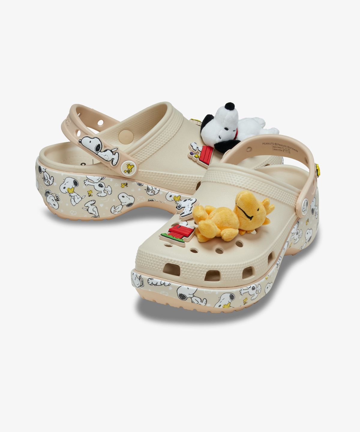 크록스(CROCS) 피너츠 클래식 플랫폼 클로그 - 멀티 / 212118-90H