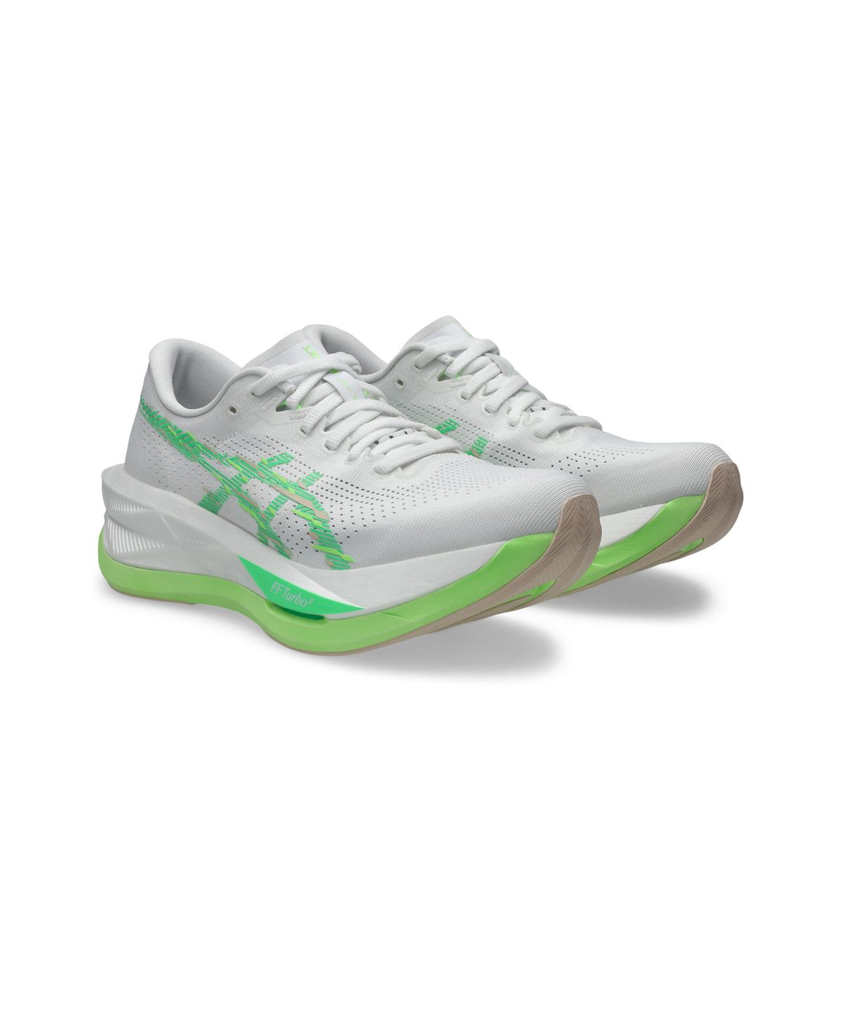 아식스(ASICS) 소닉블라스트 우먼 스탠다드 - 화이트:바이탈그린 / 1012B862-101