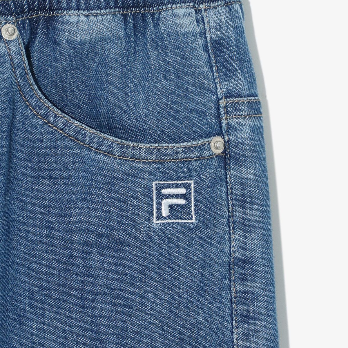 휠라 키즈(FILA KIDS) 데님 카펜더 팬츠
