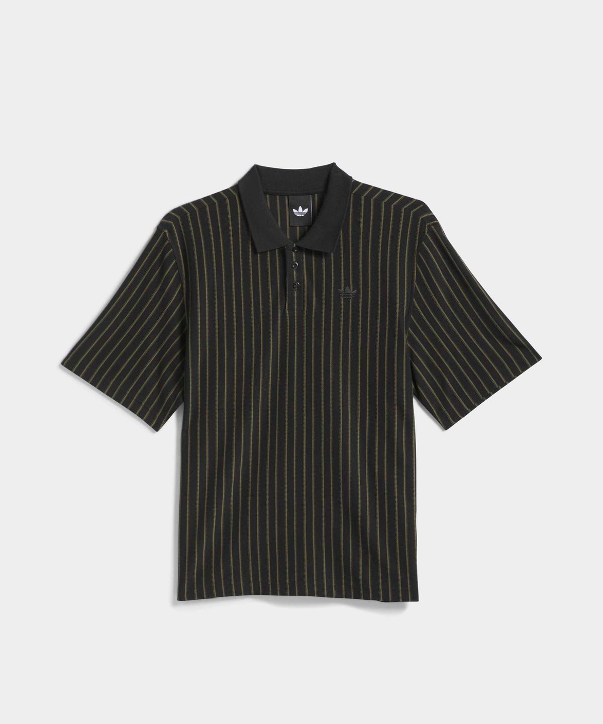 아디다스(ADIDAS) 스케이트보딩 클래식 폴로 - 블랙:카키 / KD1163