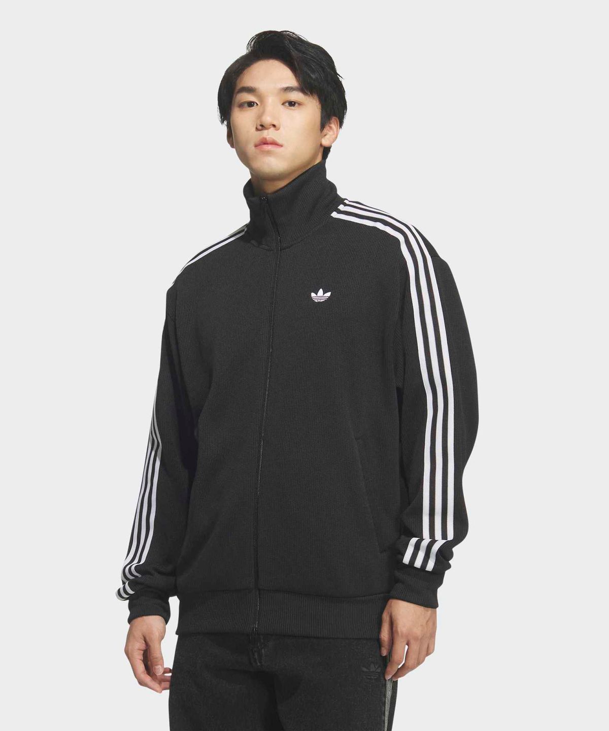 아디다스(ADIDAS) 파이어버드 니트 트랙탑 - 블랙 / KQ5496