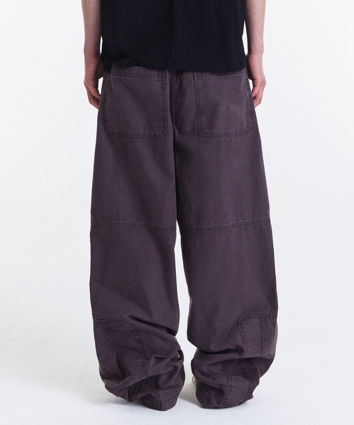 기철(KICHUL) Asym Vintage Cargo Pants (Washed Purple)