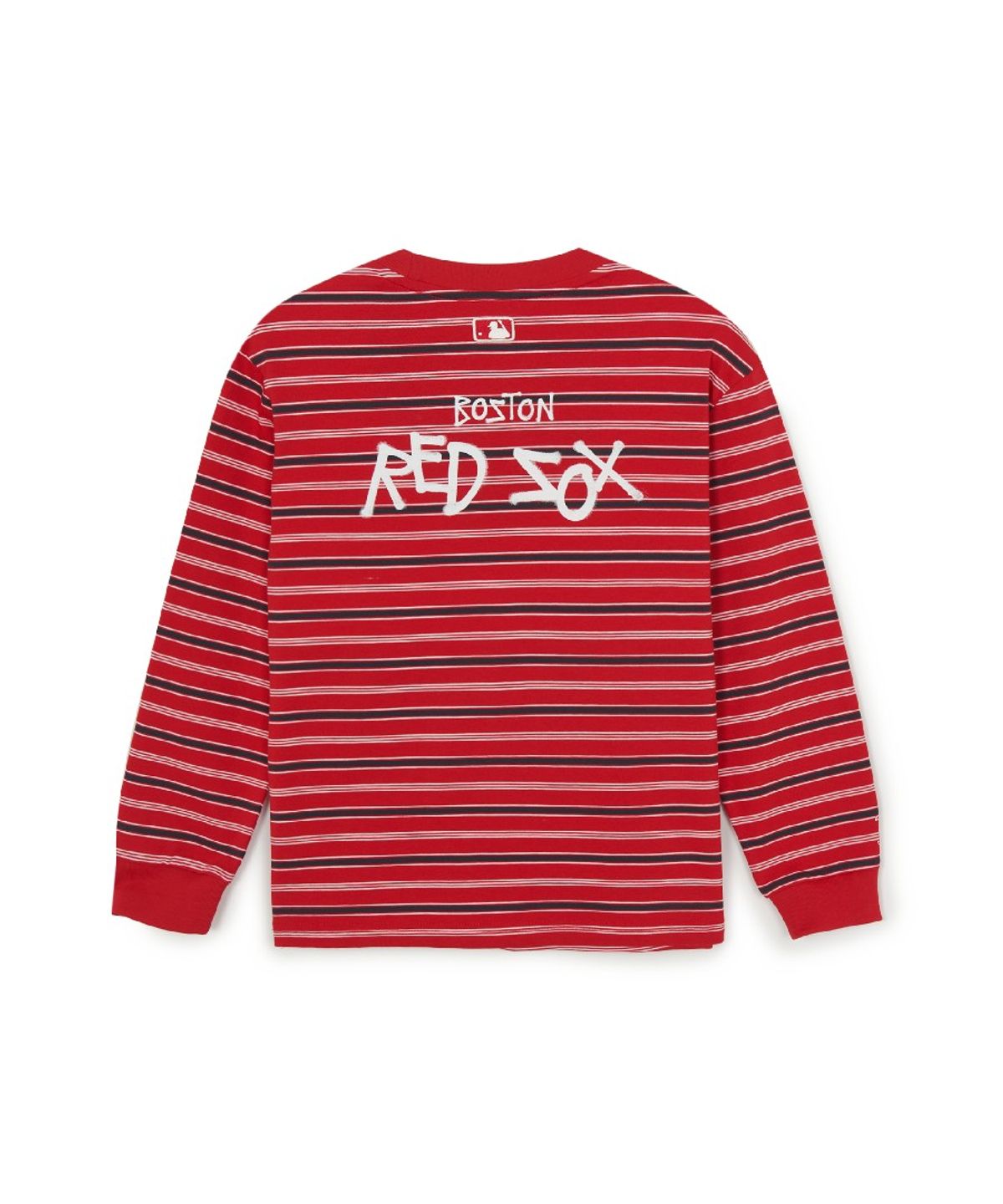엠엘비 키즈(MLB KIDS) 스트릿 베이직 스트라이프 긴팔 티셔츠 BOS (D.Red)