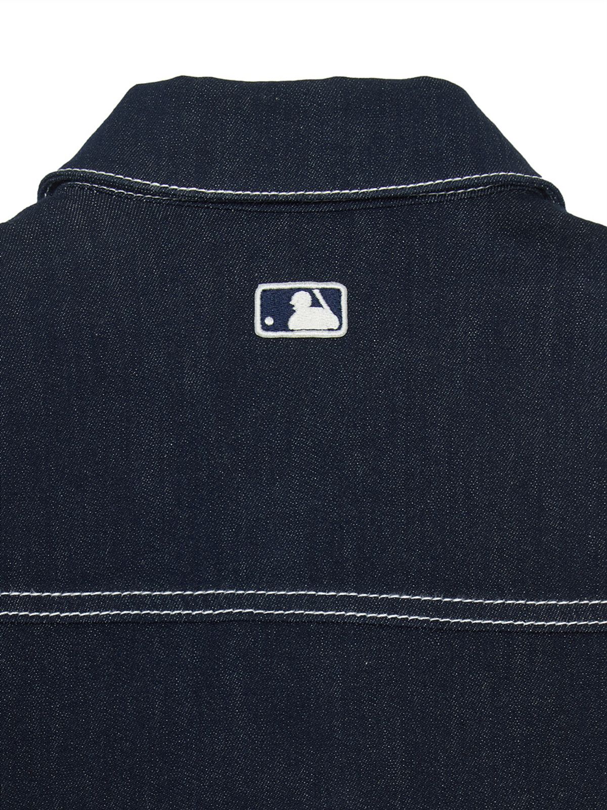 엠엘비 키즈(MLB KIDS) 베이직 데님라이크 셔켓 NY (Navy)