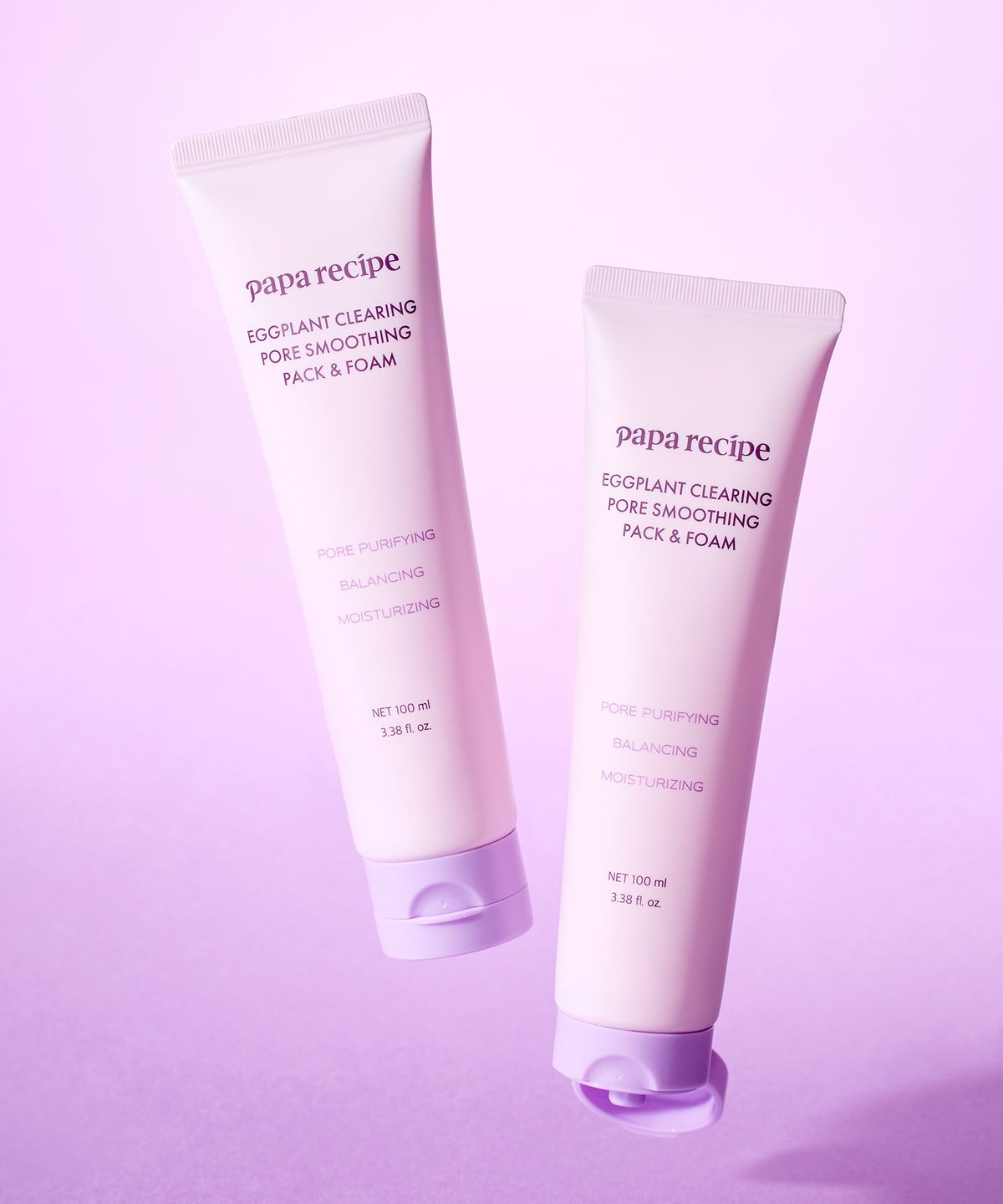 파파레서피(PAPARECIPE) 가지 클리어링 포어 스무딩 팩 앤 폼 100ml