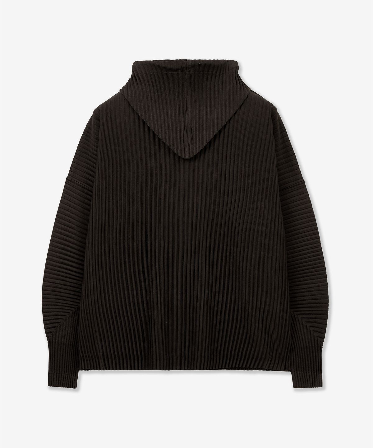 티엔지티(TNGT) Yoyogi Pleats Hooded Zip-Up (Brown) TNJU6E107W2