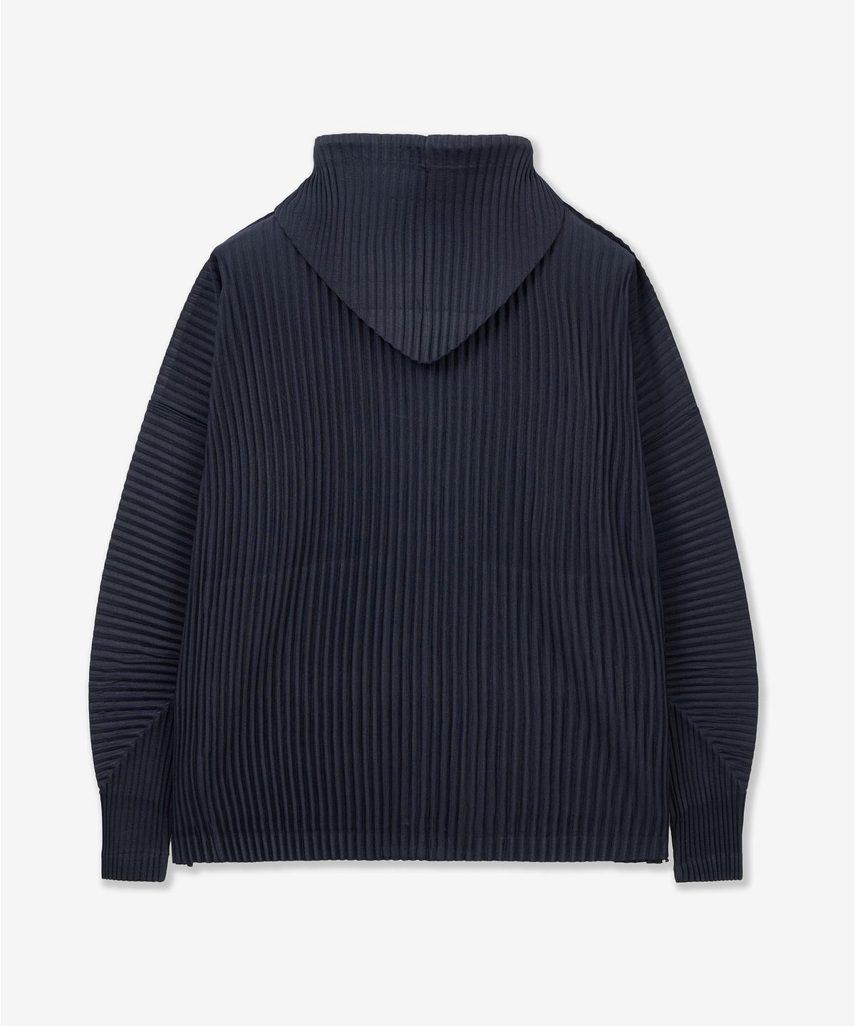 티엔지티(TNGT) Yoyogi Pleats Hooded Zip-Up (Navy) TNJU6E107N2