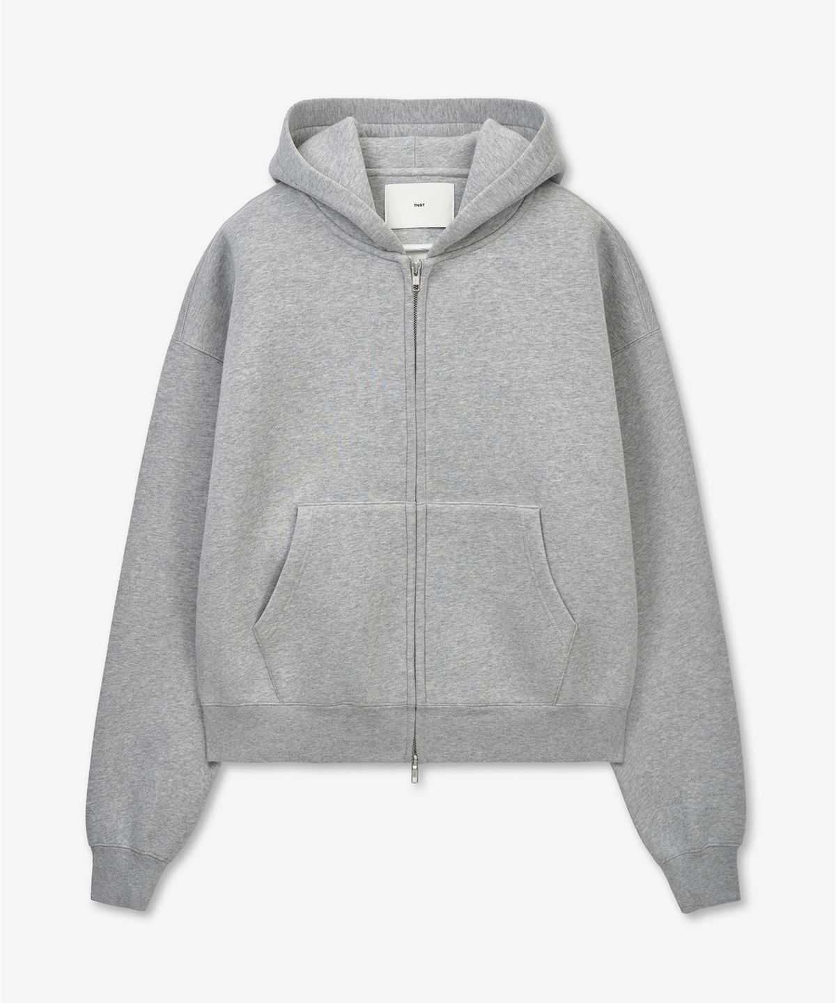 티엔지티(TNGT) Sculpted Oversize Hoodie Zip-Up (Melange Grey) TNTS6E101G2