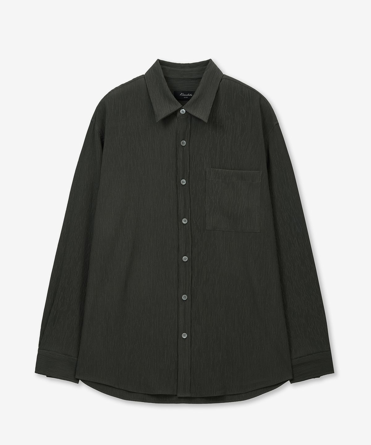 티엔지티(TNGT) Kinoshita Seersucker Shirts (Khaki) TNSH6E101K2