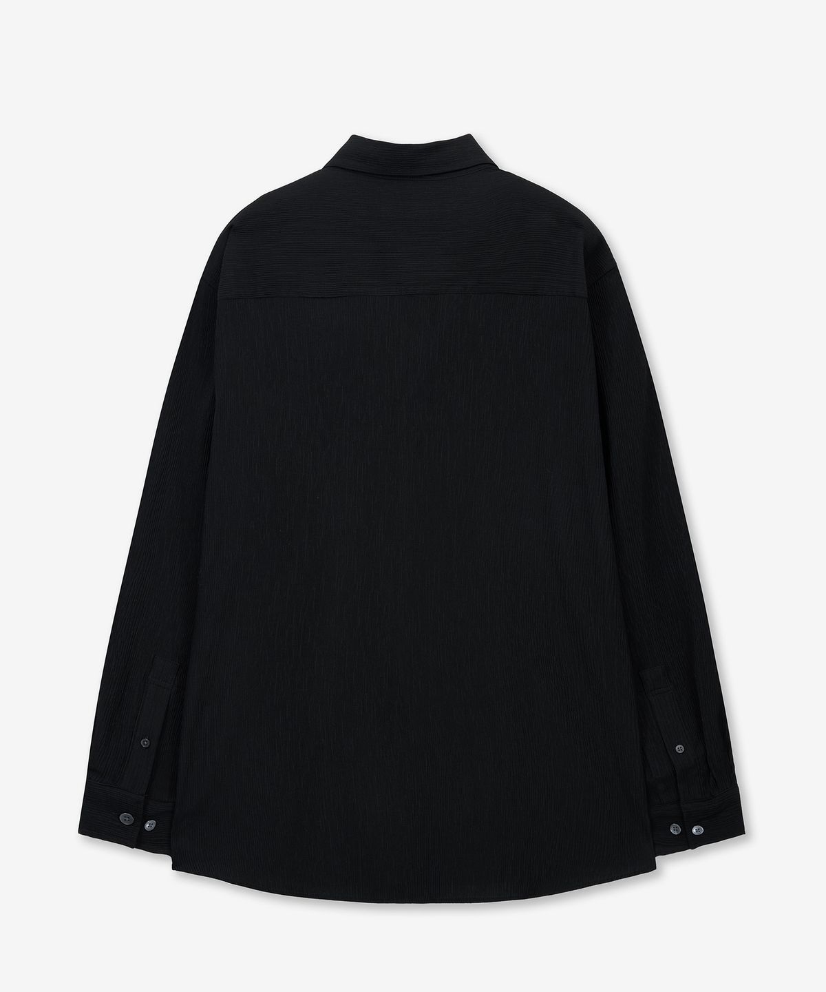 티엔지티(TNGT) Kinoshita Seersucker Shirts (Black) TNSH6E101BK