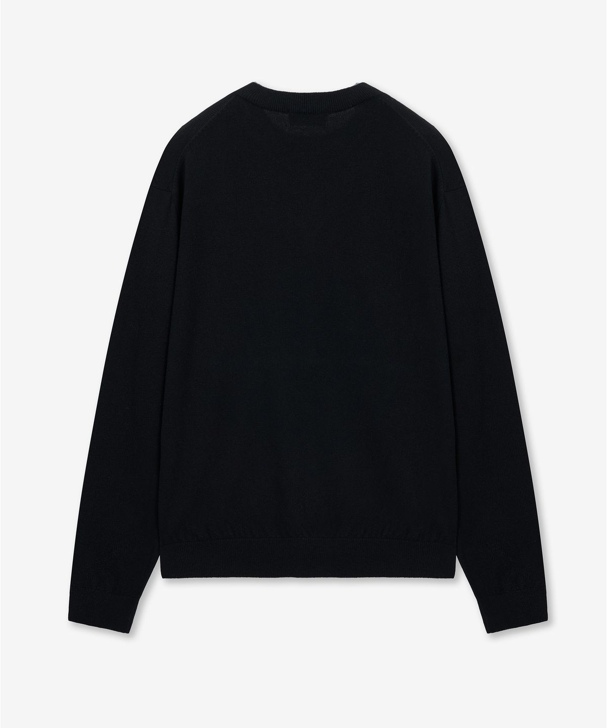 티엔지티 우먼(TNGT WOMAN) W Layered V-Neck Knit Top (Black) TNSW6E102BK