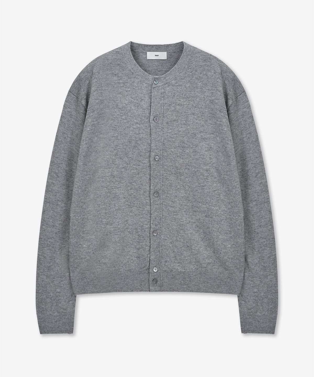 티엔지티 우먼(TNGT WOMAN) W Cashmere Blend Knit Cardigan (Grey) TNSW6E100G2