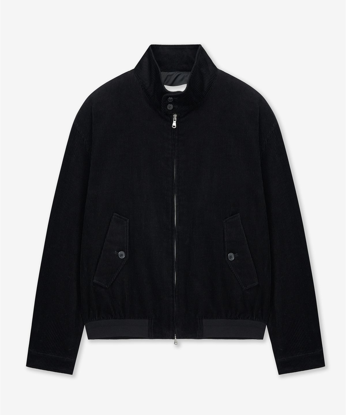 티엔지티(TNGT) W Corduroy Harrington Jumper (Black) TNJU6E101BK