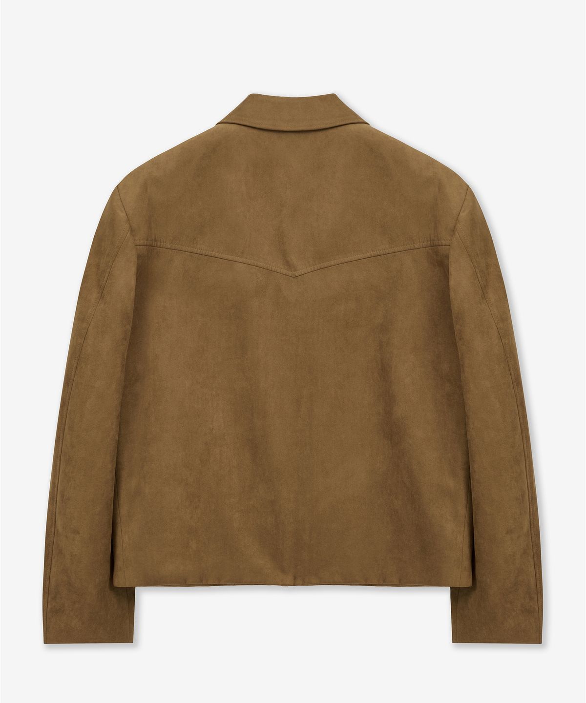 티엔지티(TNGT) W Faux Suede Short Jacket (Camel Brown) TNJU6E102CM