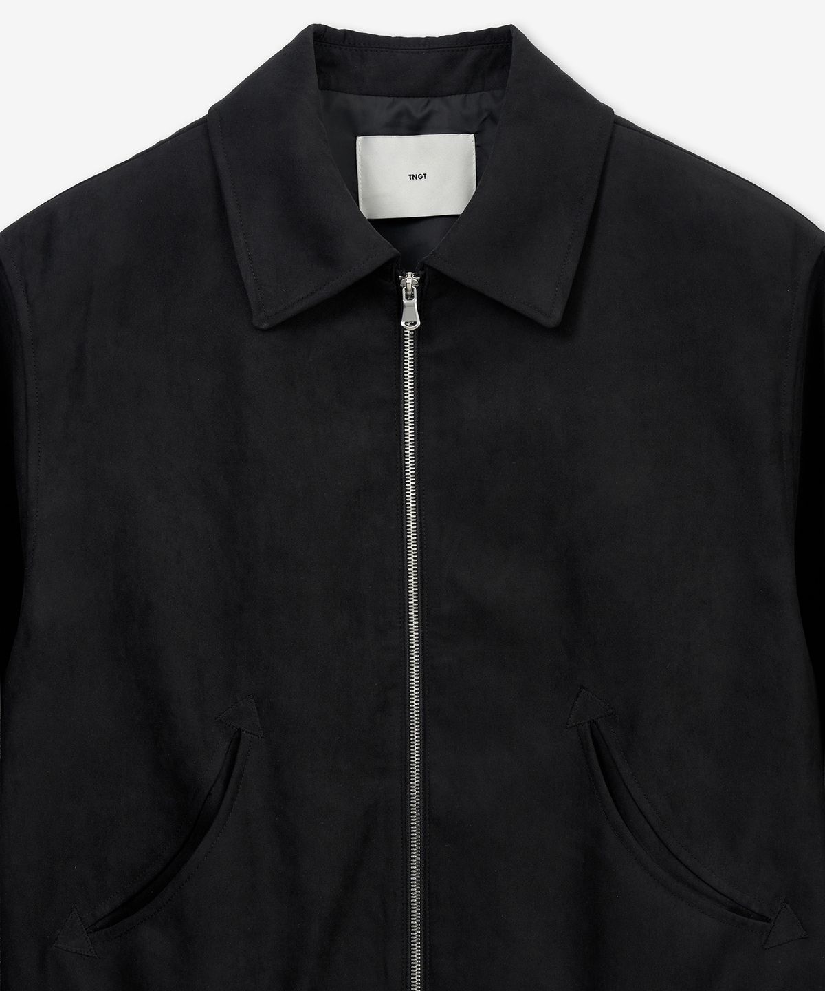 티엔지티(TNGT) W Faux Suede Jumper (Black) TNJU6E103BK