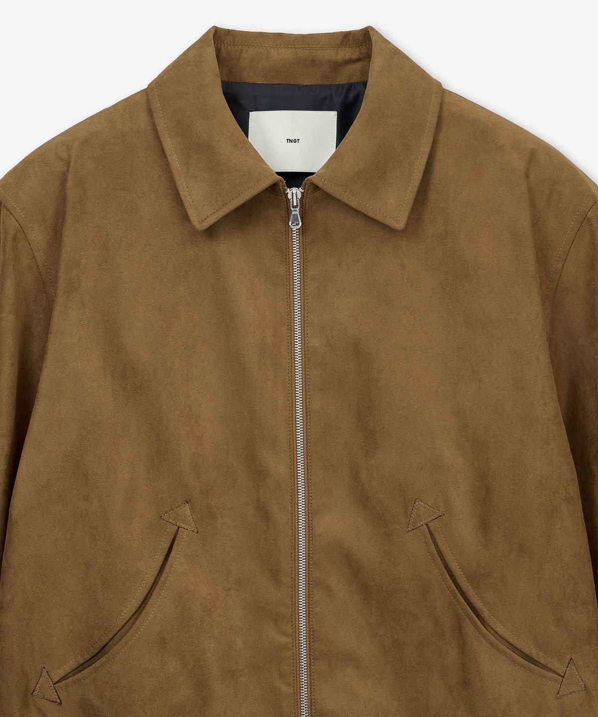 티엔지티(TNGT) W Faux Suede Jumper (Camel Brown) TNJU6E103CM