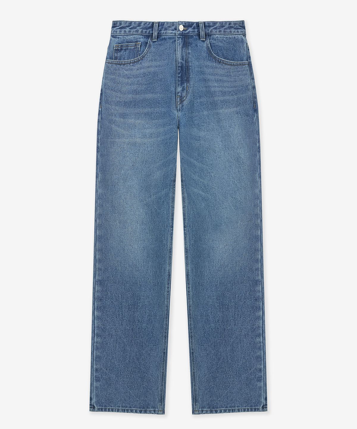 티엔지티(TNGT) Straight Fit Denim Pants (Washed Blue) TNPA6E106B2