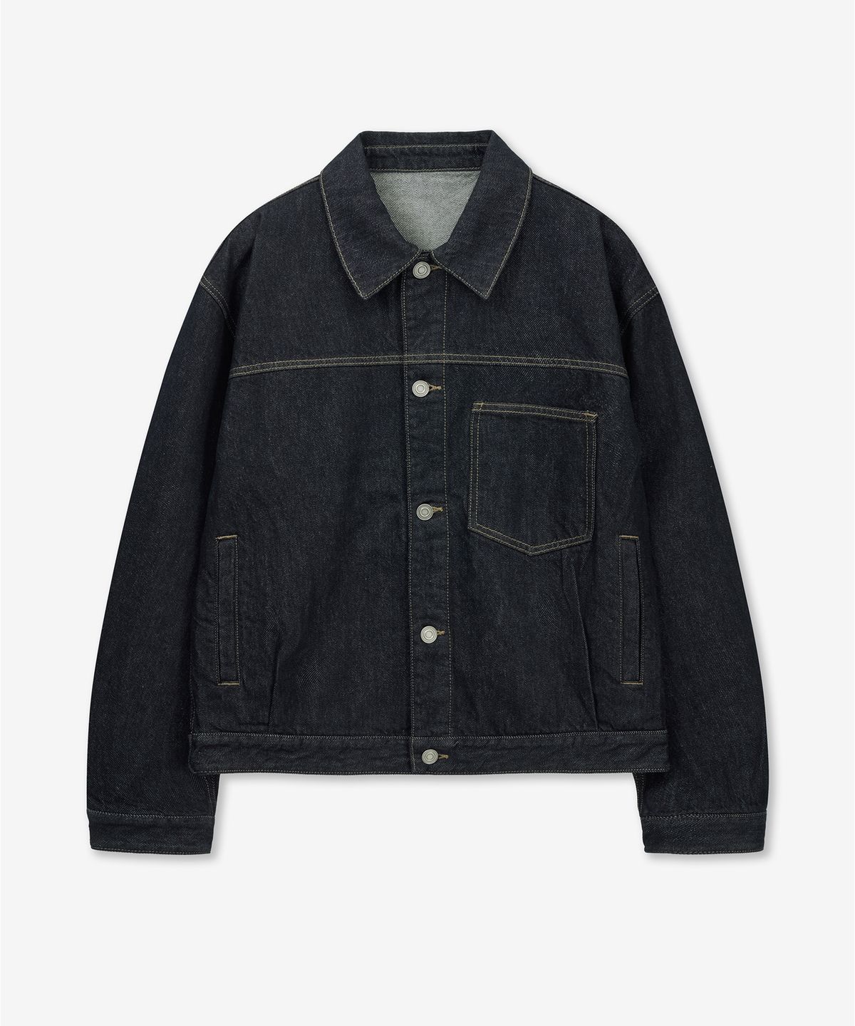 티엔지티(TNGT) Type-1 Denim Jacket (Raw Indigo) TNJU6E105N2