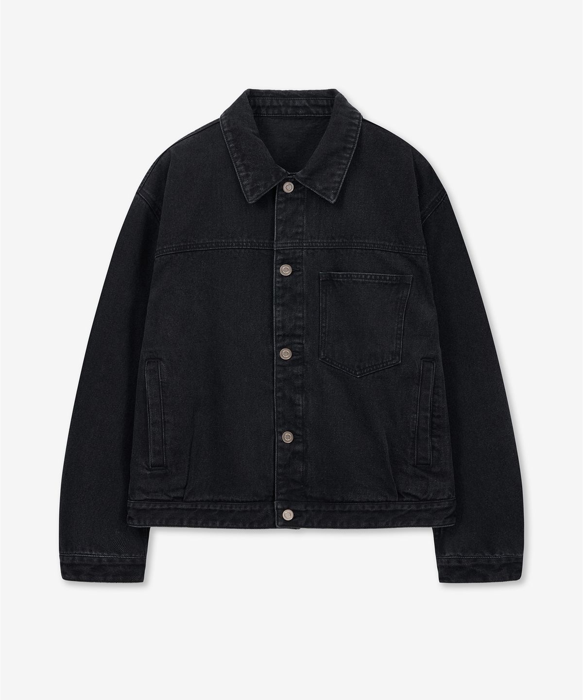 티엔지티(TNGT) Type-1 Denim Jacket (Black) TNJU6E105BK
