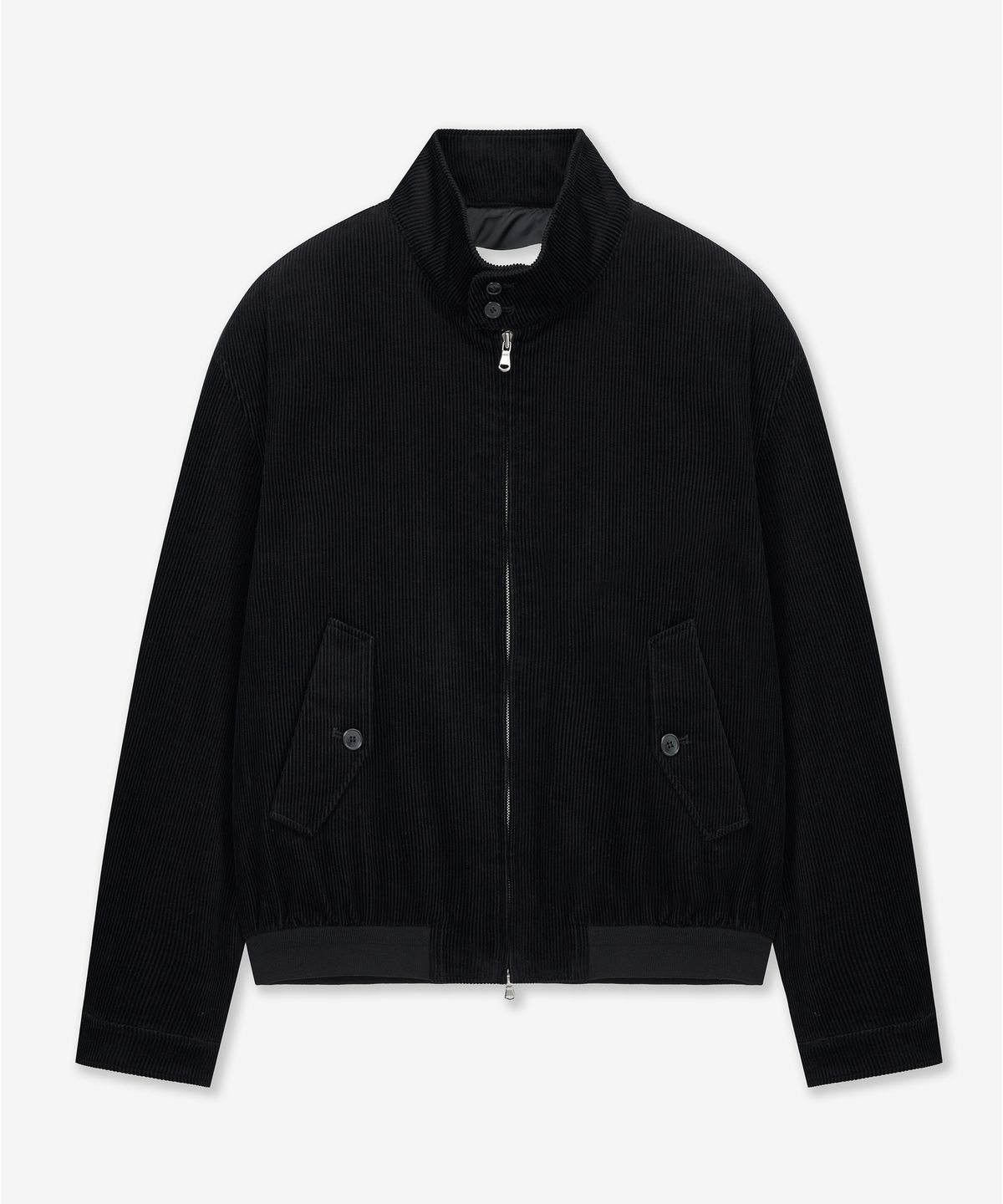 티엔지티(TNGT) Corduroy Harrington Jumper (Black) TNJU6E101BK