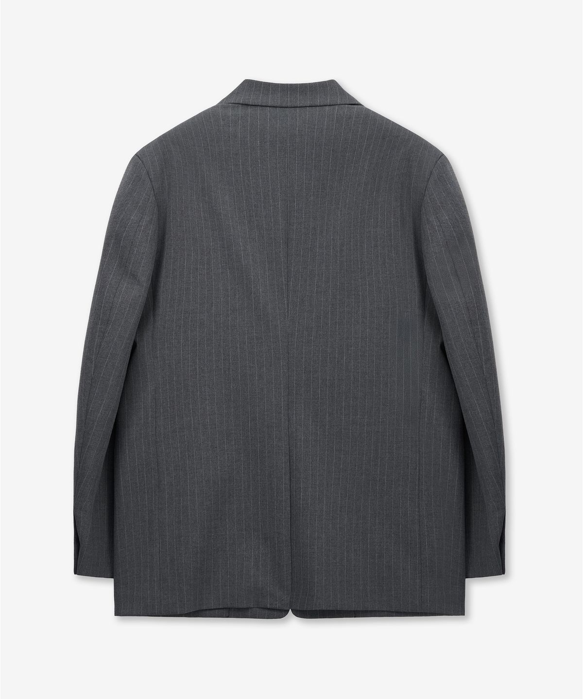티엔지티(TNGT) Pin Stripe Structure Single Jacket (Grey) TNJA6E104G2