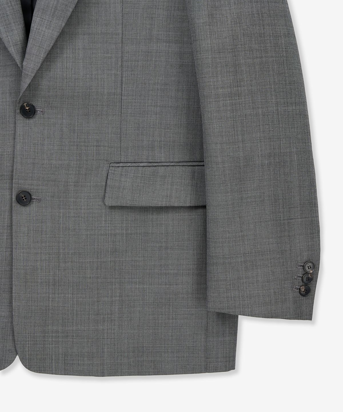 티엔지티(TNGT) Tollegno Structure Wool Jacket (Mid Grey) TNJA6E103G2