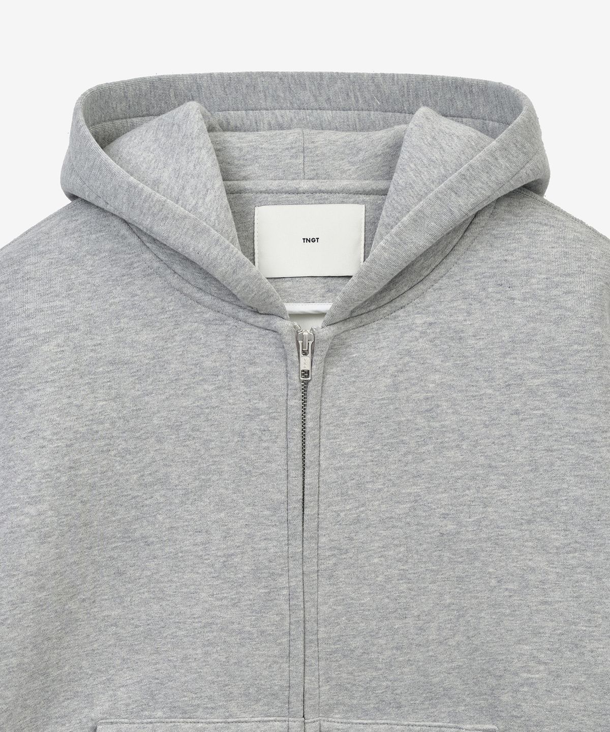 티엔지티(TNGT) W Sculpted Oversize Hoodie Zip-Up (Melange Grey) TNTS6E101G2
