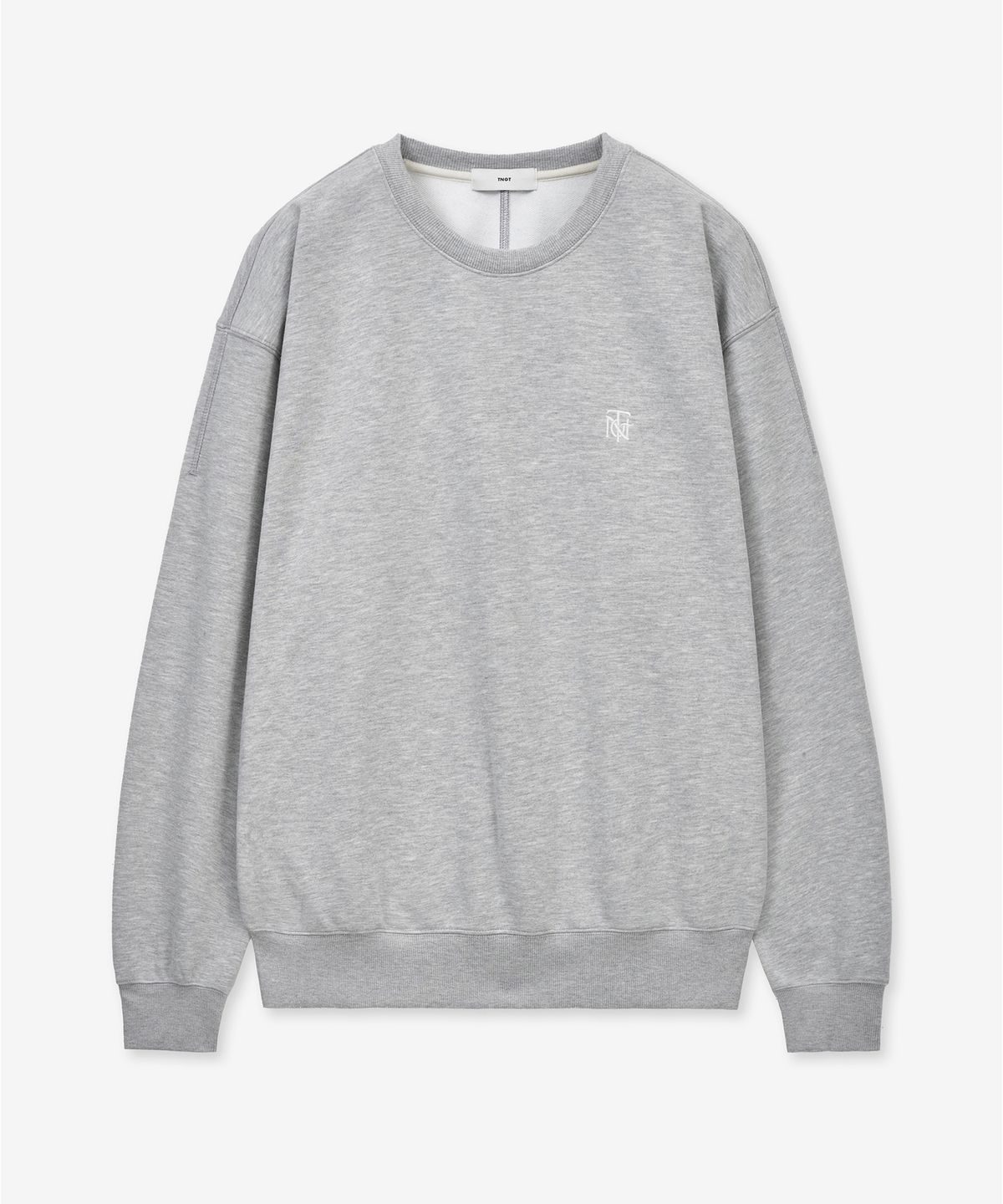 티엔지티 우먼(TNGT WOMAN) W Embroidery Logo Sweatshirt (Melange Grey) TNTS6E100G2