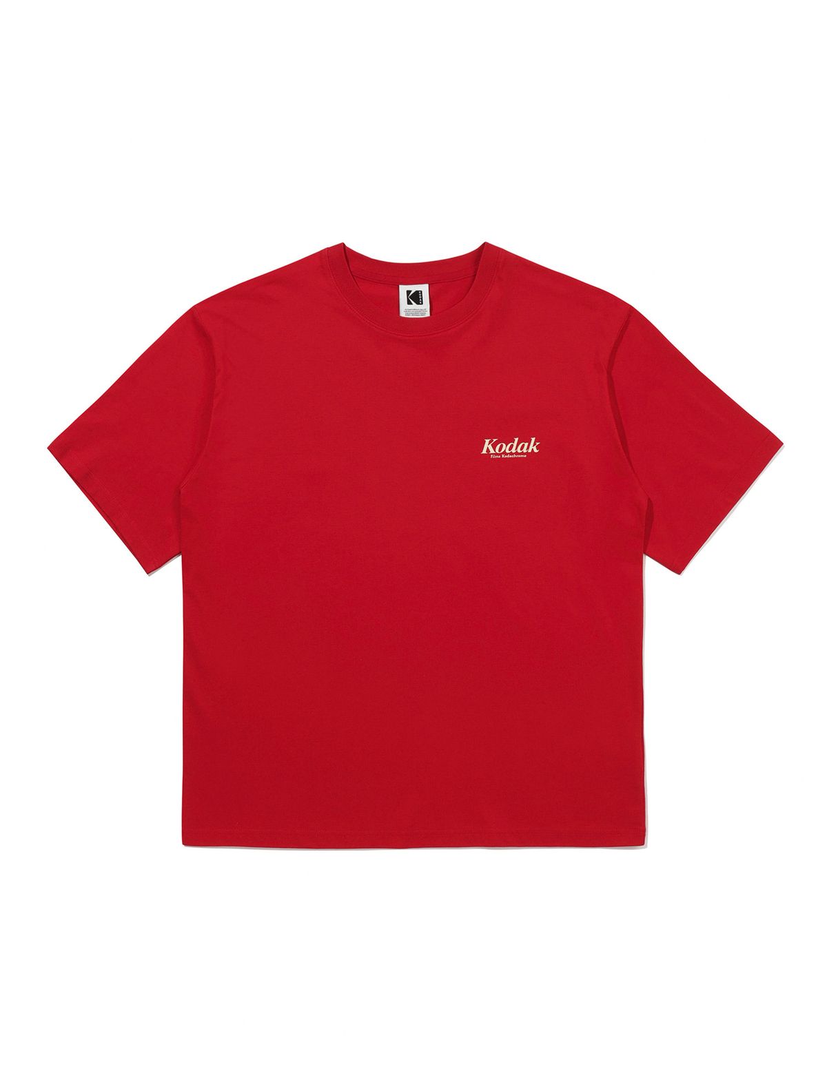 코닥(KODAK) 씨너리 그래픽 반팔 티셔츠 RED