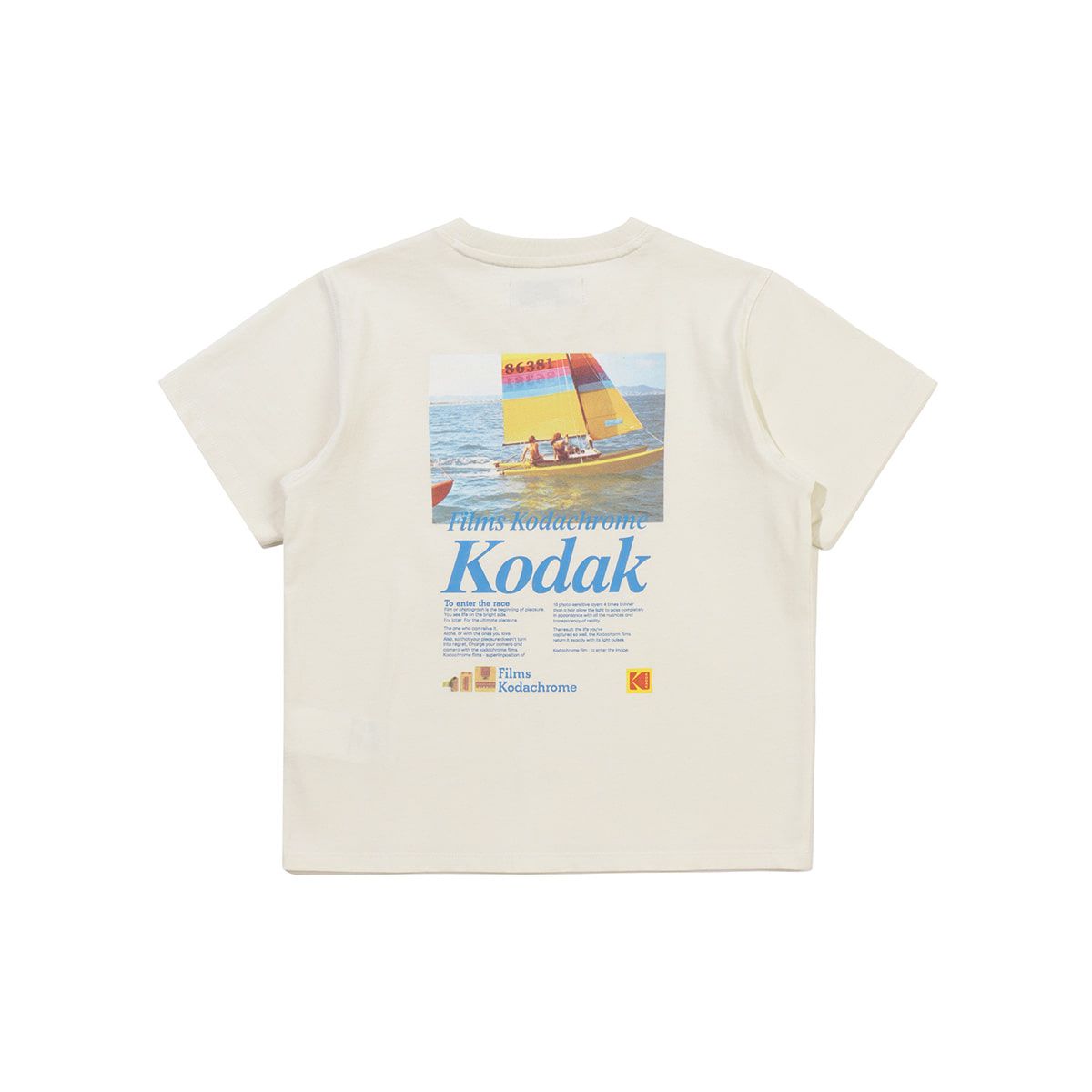 코닥 키즈(KODAK KIDS) 씨너리 그래픽 반팔 티셔츠 키즈 IVORY