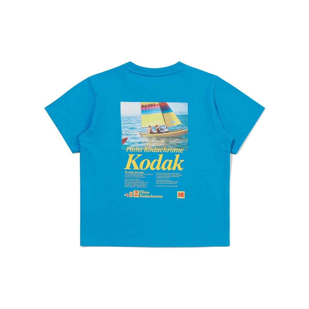 코닥 키즈(KODAK KIDS) 씨너리 그래픽 반팔 티셔츠 키즈 BLUE